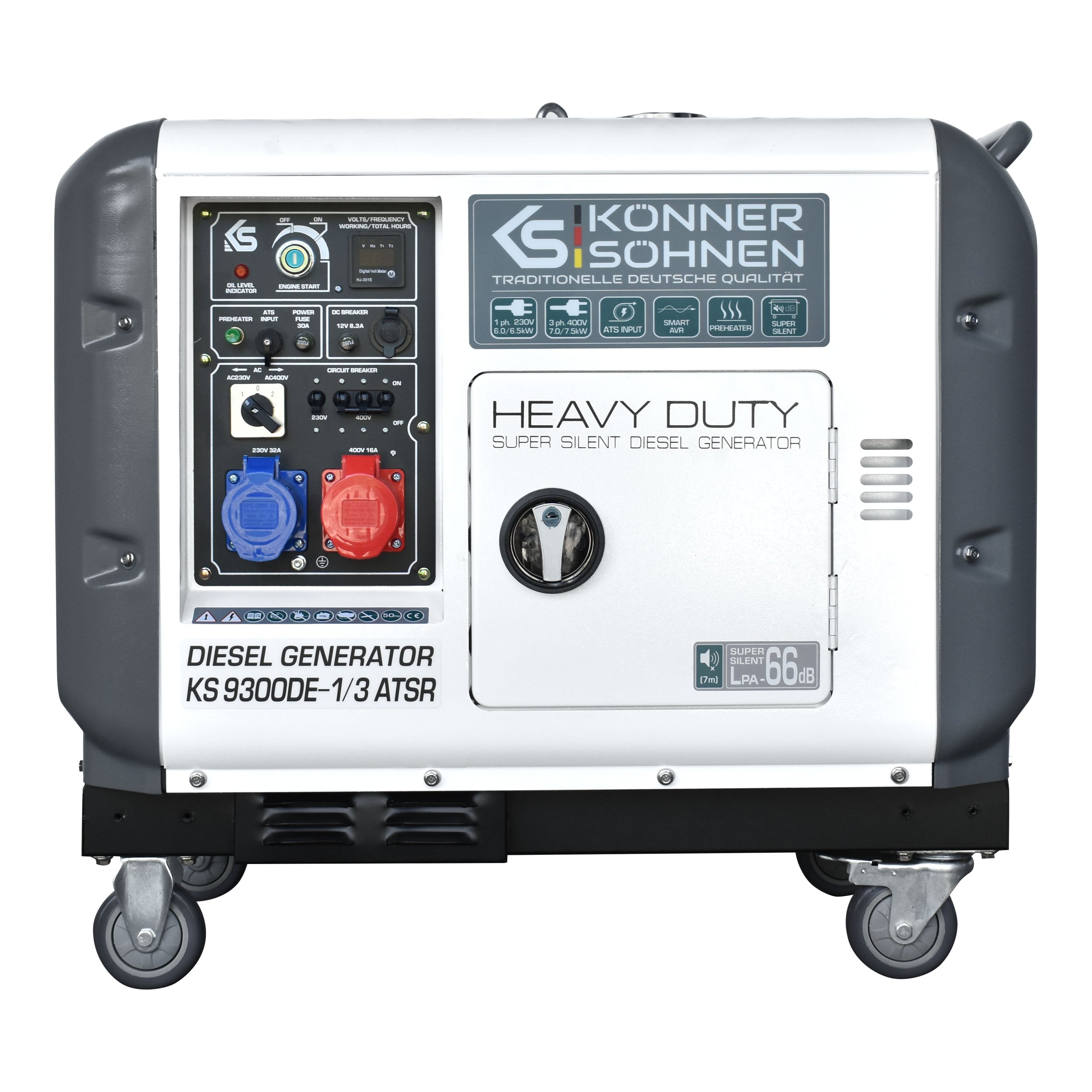 Generator mobil diesel KS 9300DE-1/3 ATSR - Cumpărați online în