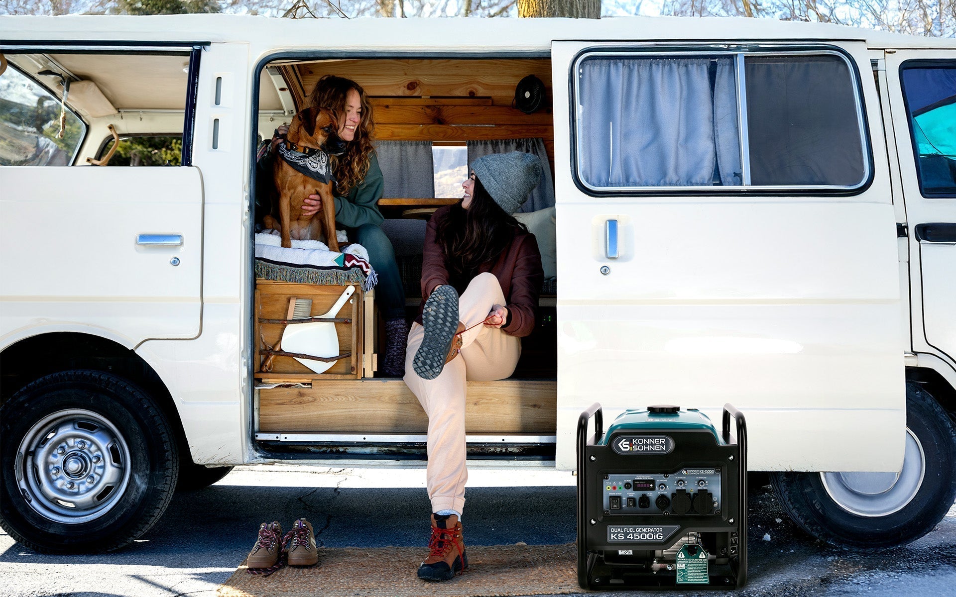 New from Könner & Söhnen — KS 4500iG Inverter Dual-Fuel Generator