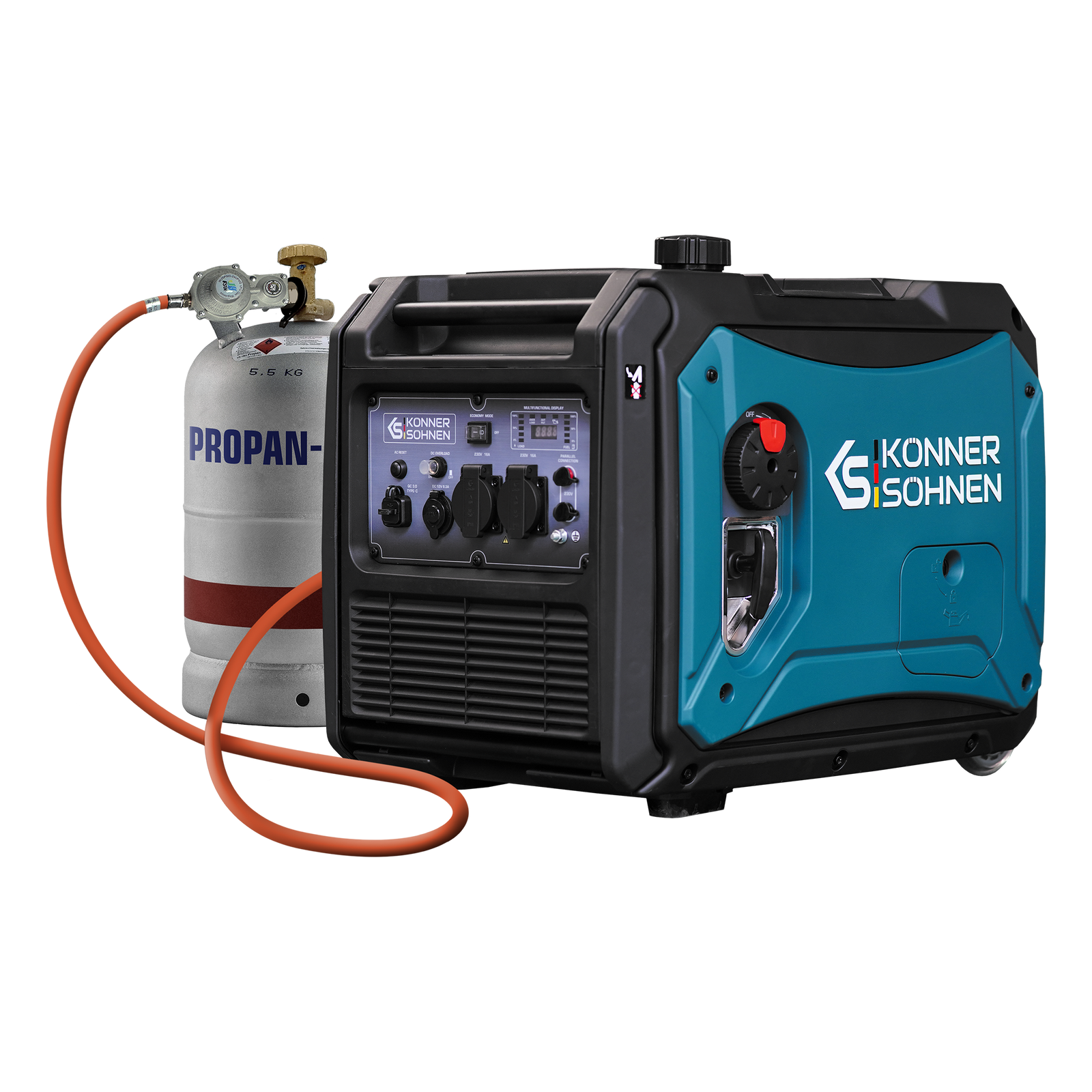 LPG/benzin inverteres generátor KS 4000iEG S