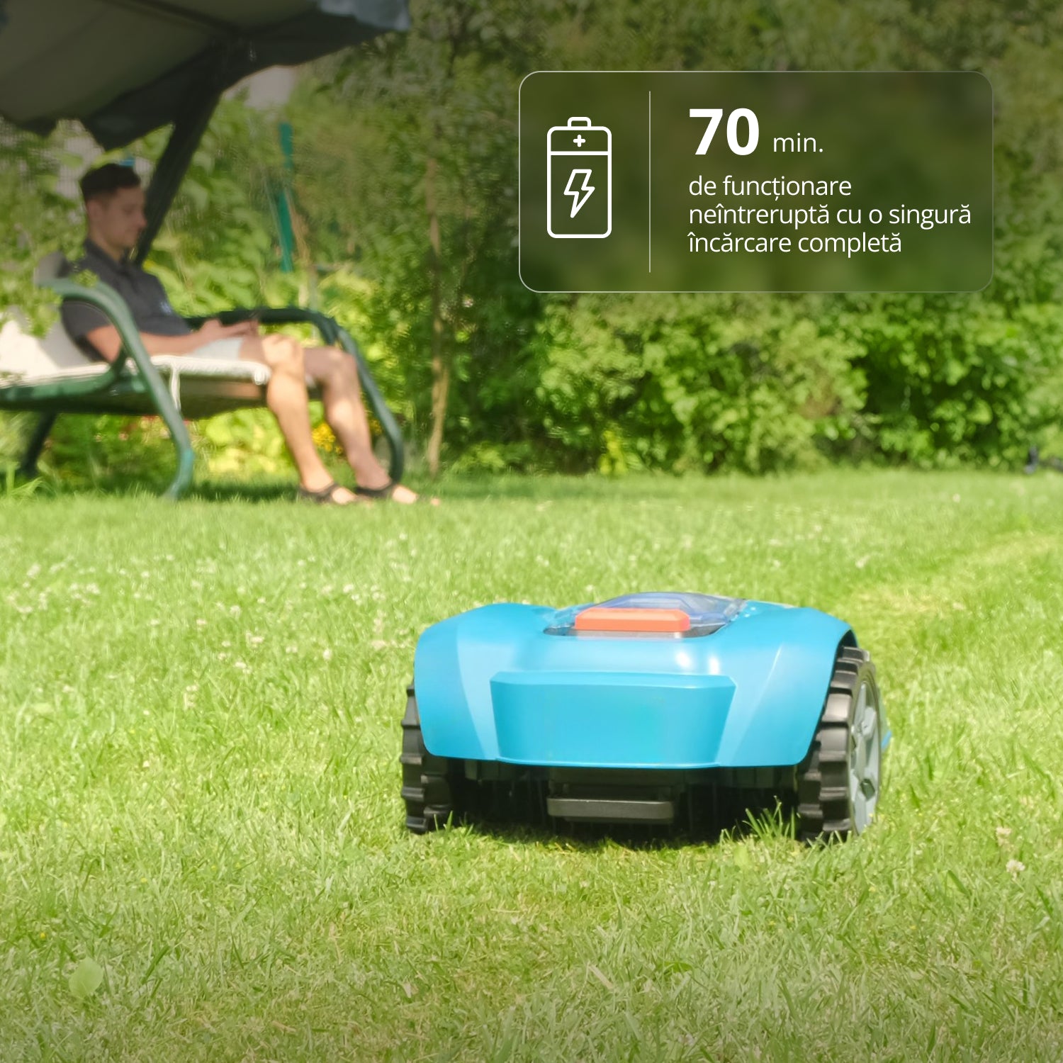 Mașină de tuns iarba robotizată 