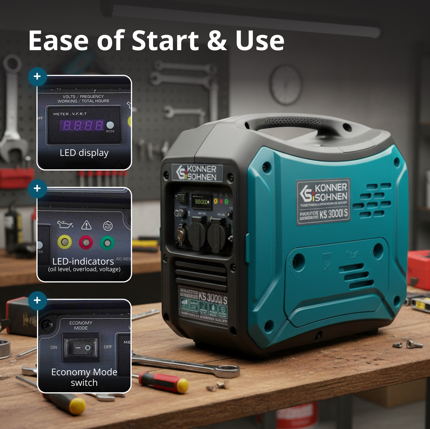 Inverter generator KS 3000i S