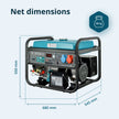 Gasoline generator "Könner & Söhnen" KS 10000E 1/3 thumbnail