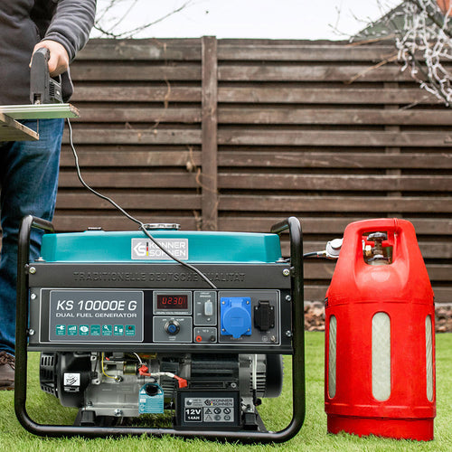 Generator pe gaz și benzină Könner & Söhnen KS 10000E G – Dual Fuel 8 Alegere economică
