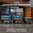Generator pe gaz/benzina "Könner & Söhnen" KS 3000G thumbnail