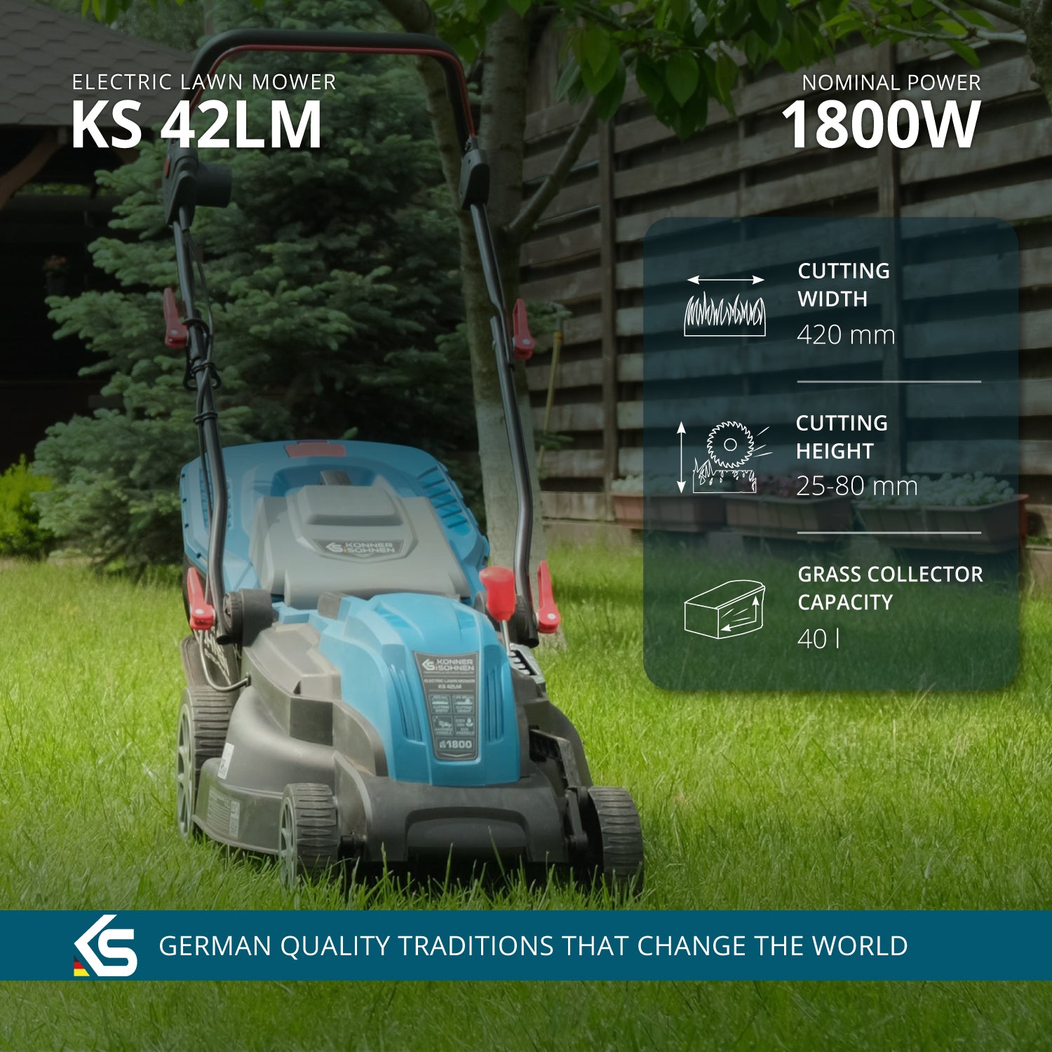 Elektromos fűnyíró KS 42LM