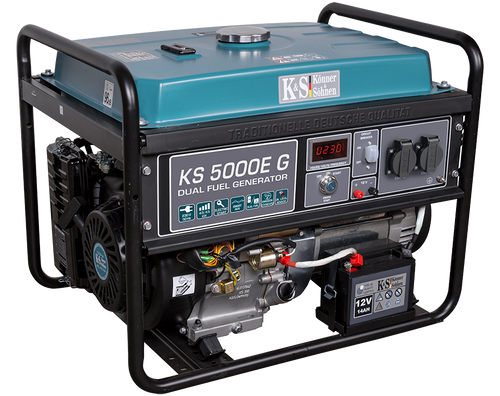 Generator pe gaz/benzina "Könner & Söhnen" KS 5000E G