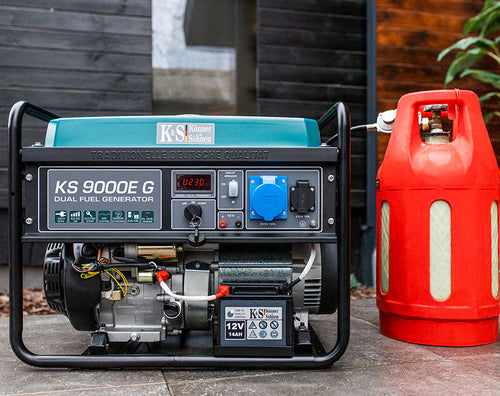 Generator pe gaz/benzina "Könner & Söhnen" KS 9000E G