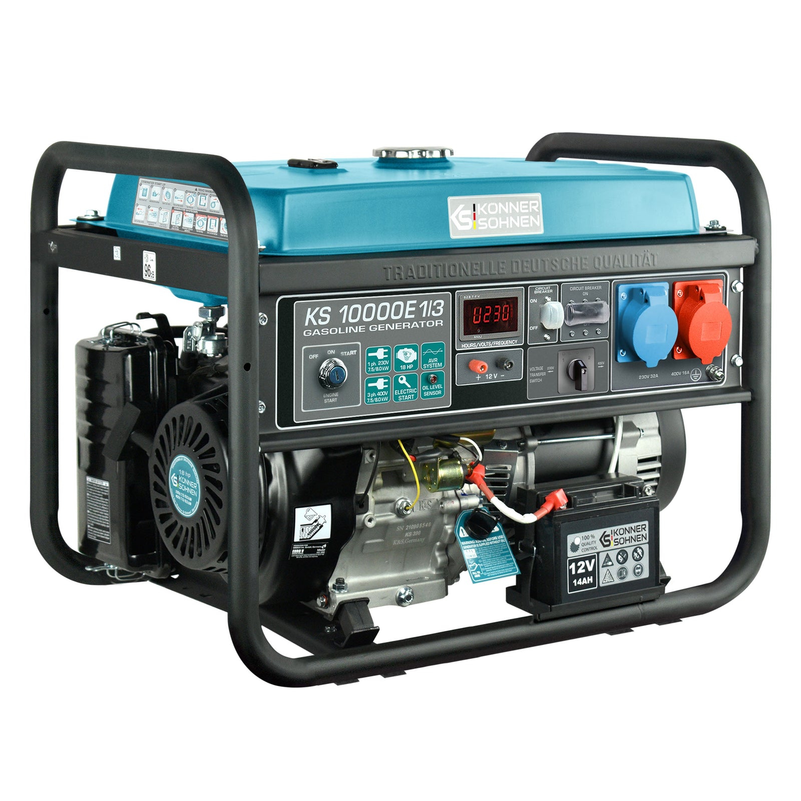 Generator pe benzina "Könner & Söhnen" KS 10000E 1/3