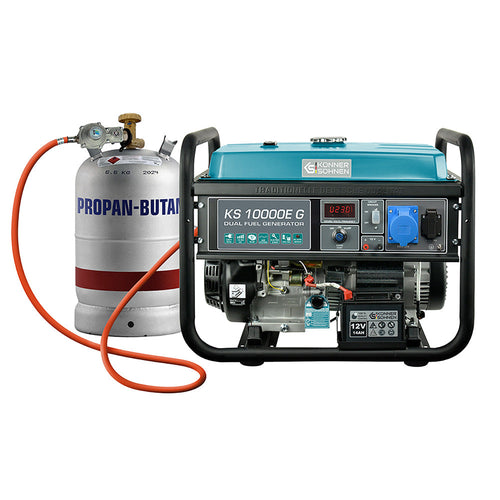 Generator pe gaz/benzina "Könner & Söhnen" KS 10000E G