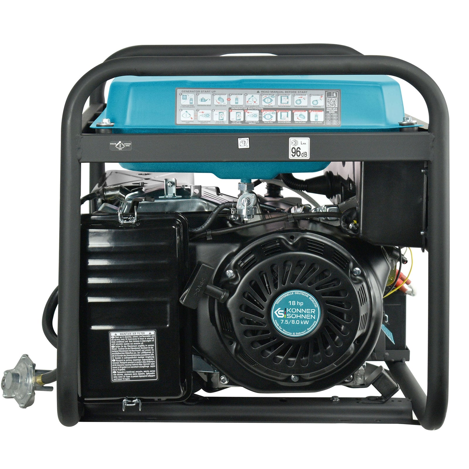 Generator pe gaz/benzina "Könner & Söhnen" KS 10000E G