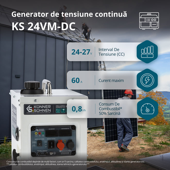 KS 24VM-DC Генератор с Постоянно Напрежение