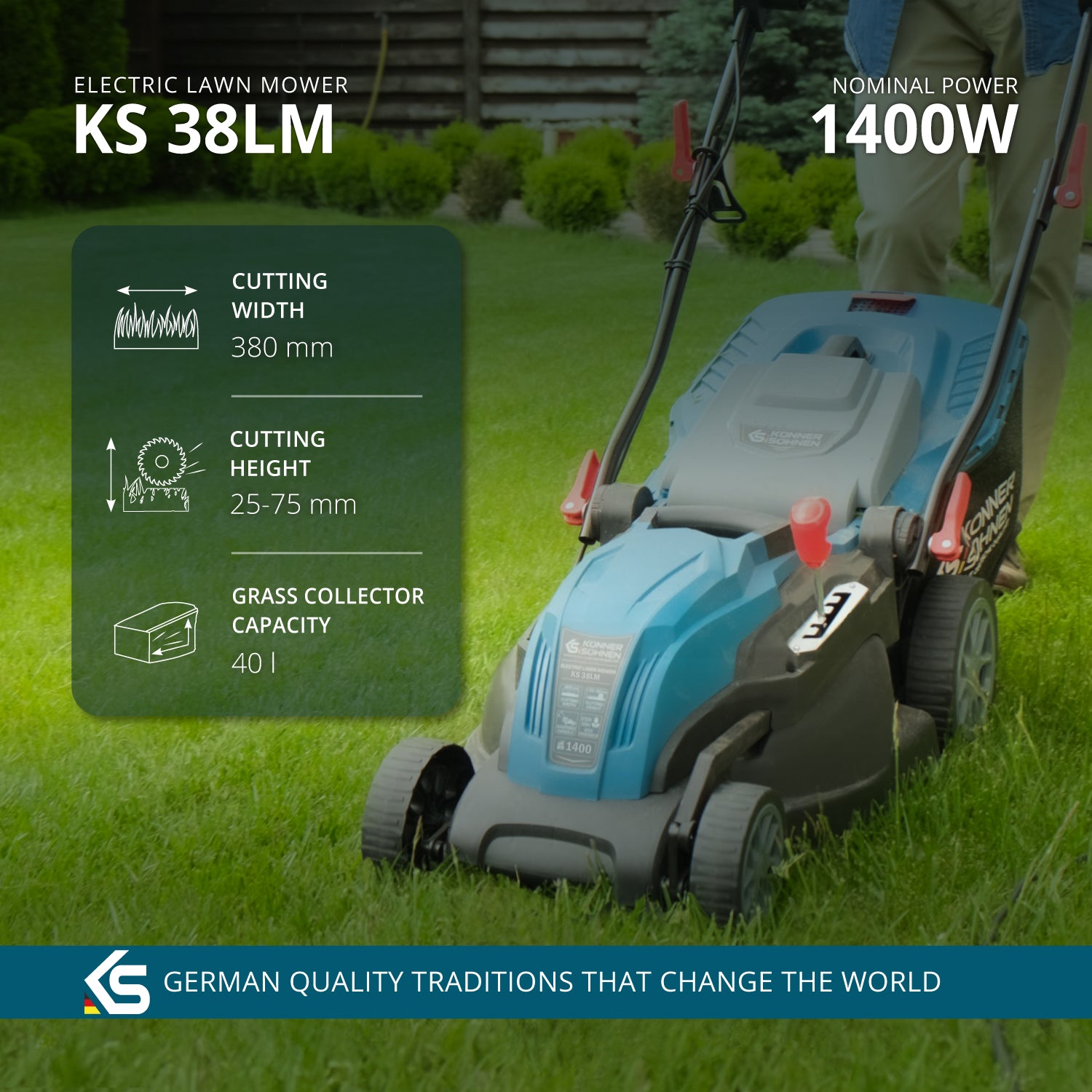 Elektromos fűnyíró KS 38LM