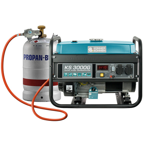 Generator pe gaz/benzina "Könner & Söhnen" KS 3000G