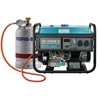 Generator pe gaz/benzina "Könner & Söhnen" KS 5000E G