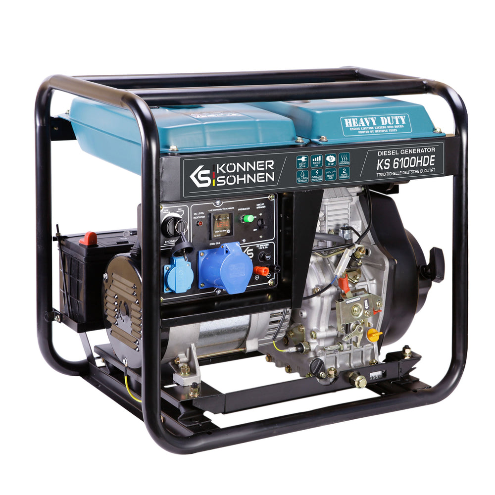 Generator diesel "Könner & Söhnen" KS 6100HDE (EURO V)