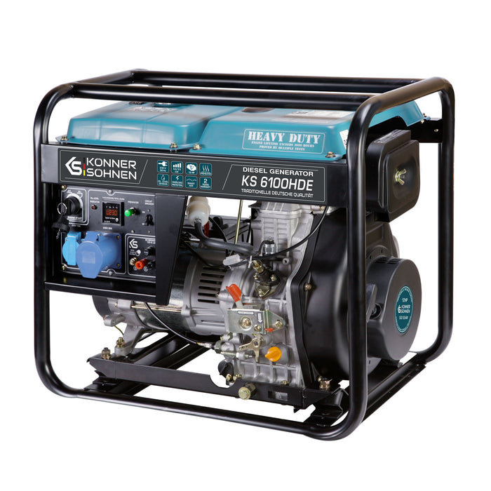 Generator diesel "Könner & Söhnen" KS 6100HDE (EURO V)