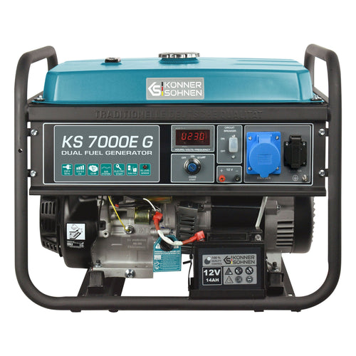 Generator pe gaz/benzina "Könner & Söhnen" KS 7000E G