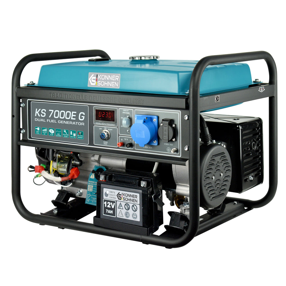 Generator pe gaz/benzina "Könner & Söhnen" KS 7000E G