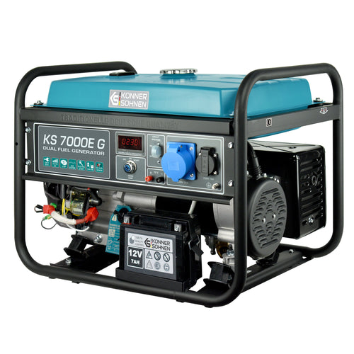 Generator pe gaz/benzina "Könner & Söhnen" KS 7000E G