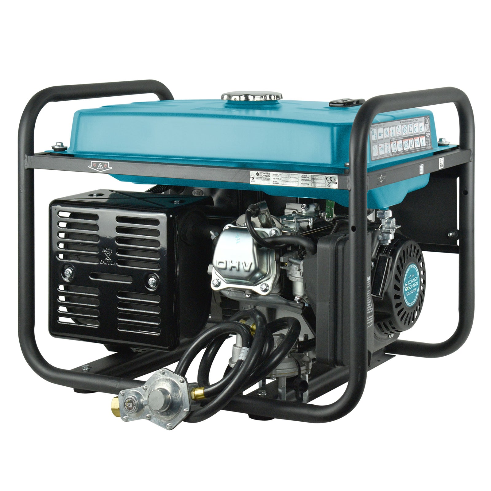 Generator pe gaz/benzina "Könner & Söhnen" KS 7000E G
