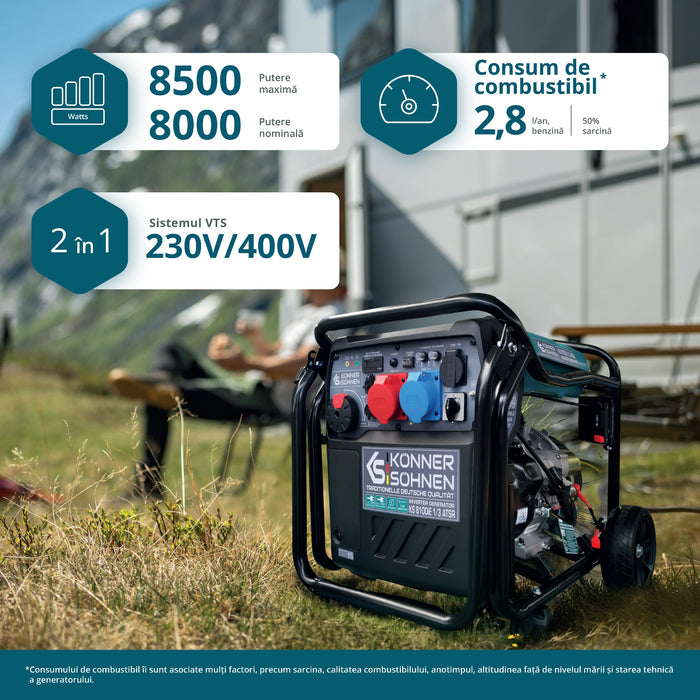 Инверторен генератор KS 8100iE 1/3 ATSR