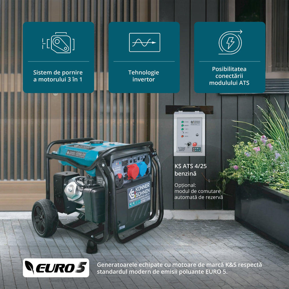 Инверторен генератор KS 8100iE 1/3 ATSR
