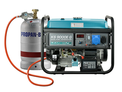 Generator pe gaz/benzina "Könner & Söhnen" KS 9000E G