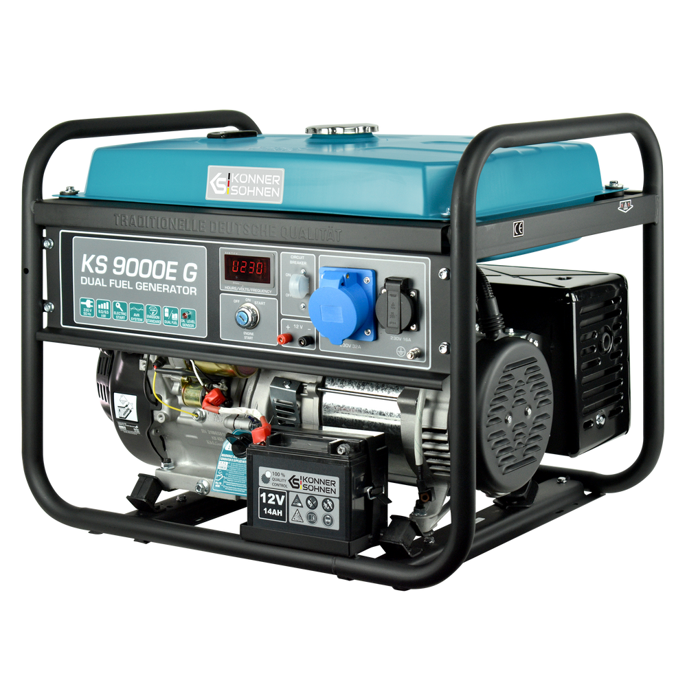 Generator pe gaz/benzina "Könner & Söhnen" KS 9000E G