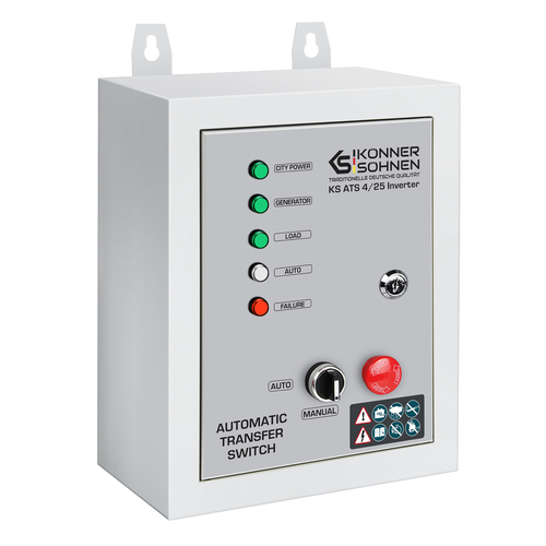 Automatikus Átkapcsoló Kapcsoló KS ATS 4/25 Inverter