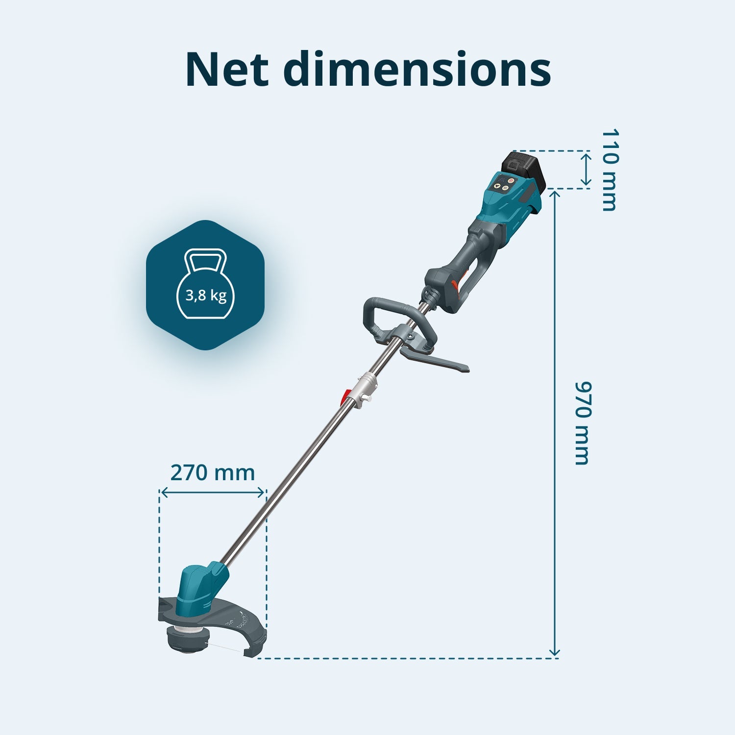 Trimmer de tuns iarbă fără fir KS BCT-20V - Cumpărați online în