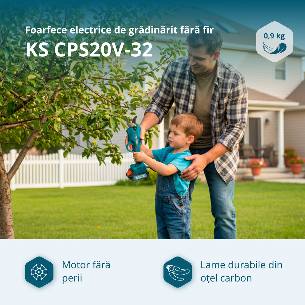 Foarfecă de grădină fără fir KS CPS20V-32
