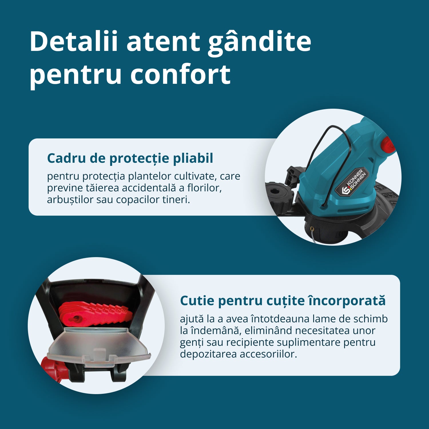 Trimmer pe acumulator KS GT-20V