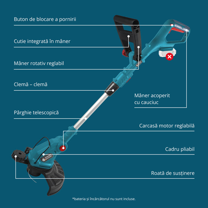 Trimmer fără fir KS GT-20V