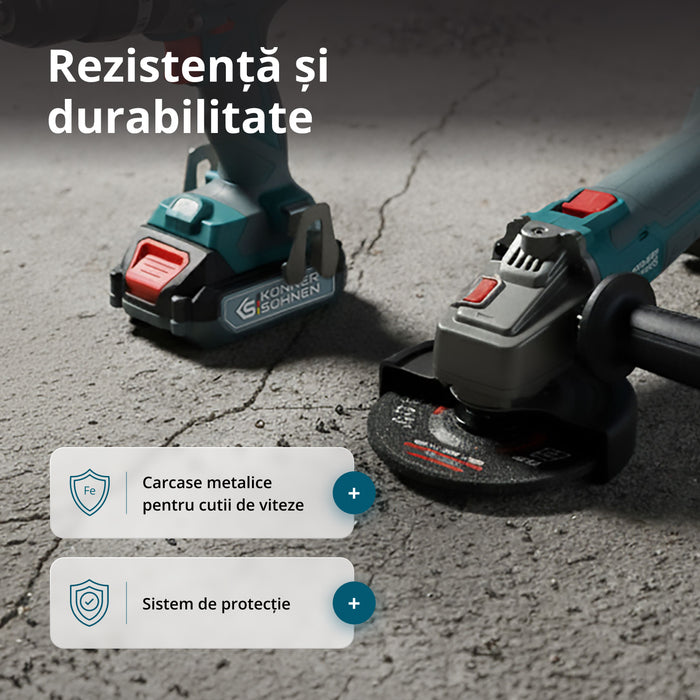 Setul Maestru Fără Fir KS IDAGB 20V SET 1 