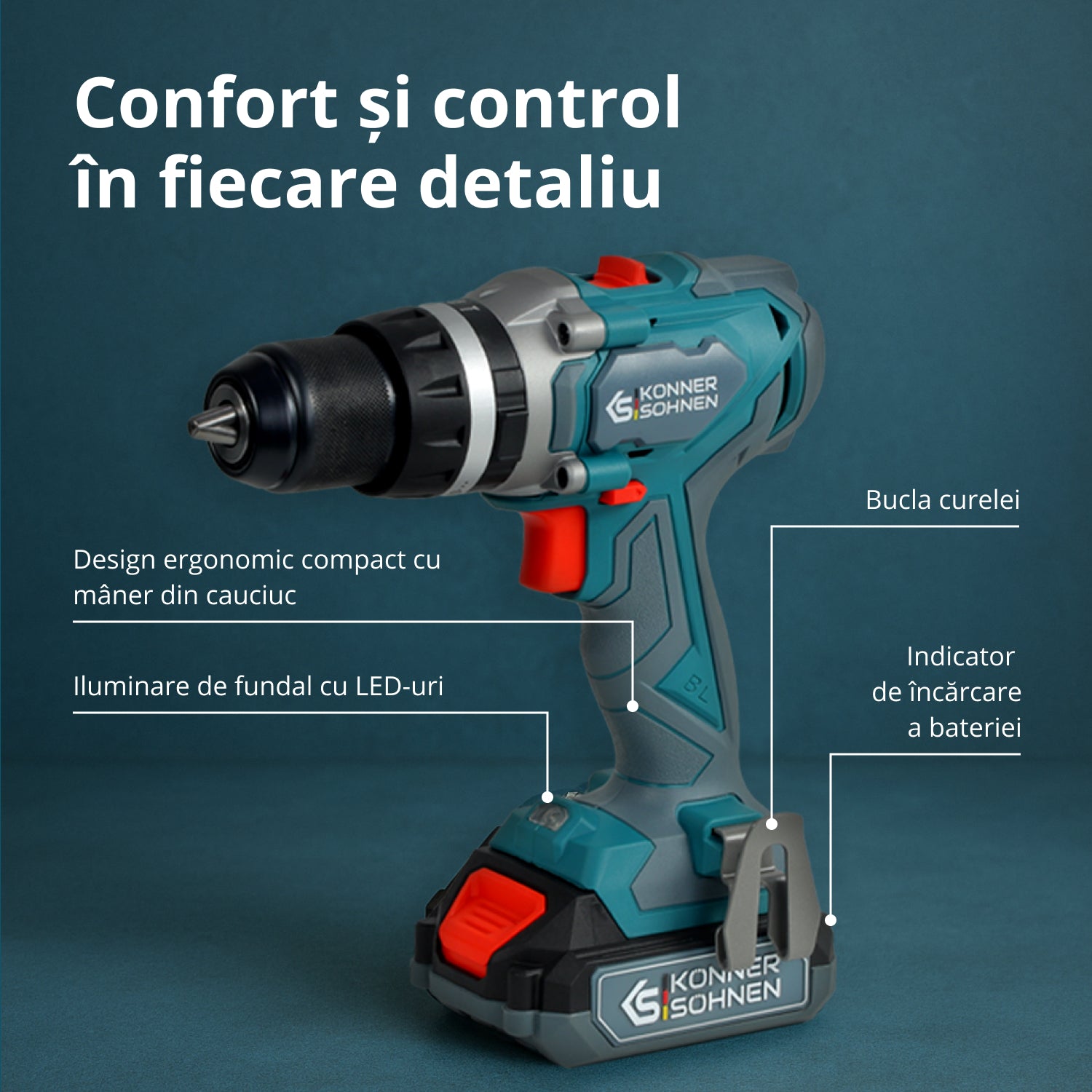 Set Master Fără Fir 2în1 KS IDISD 20V SET 2 