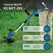 Trimmer Multifuncțional Fără Fir KS MFT-20V thumbnail