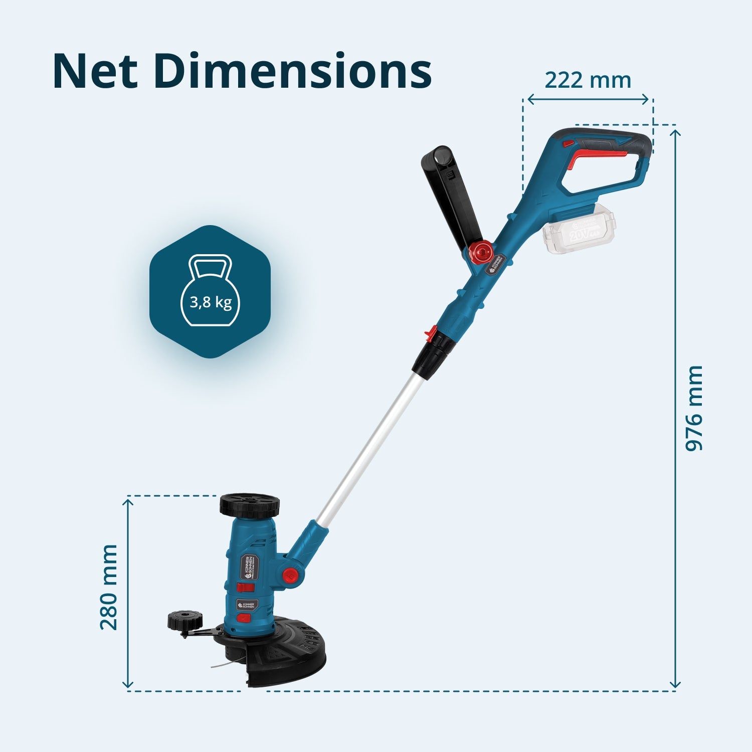 Cordless Multi-Functional Trimmer KS MFT-20V
