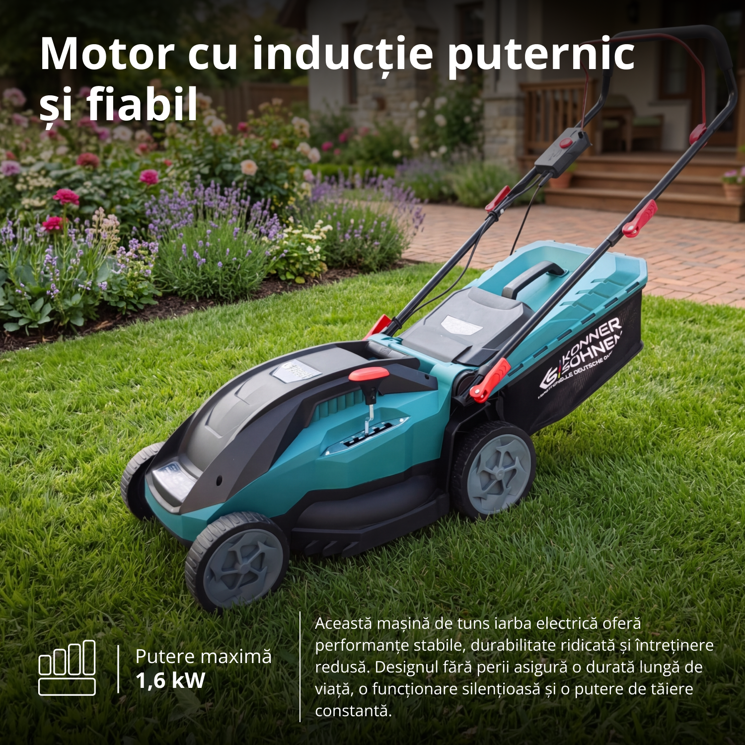 Mașină electrică de tuns gazonul KS 38LM16-BL