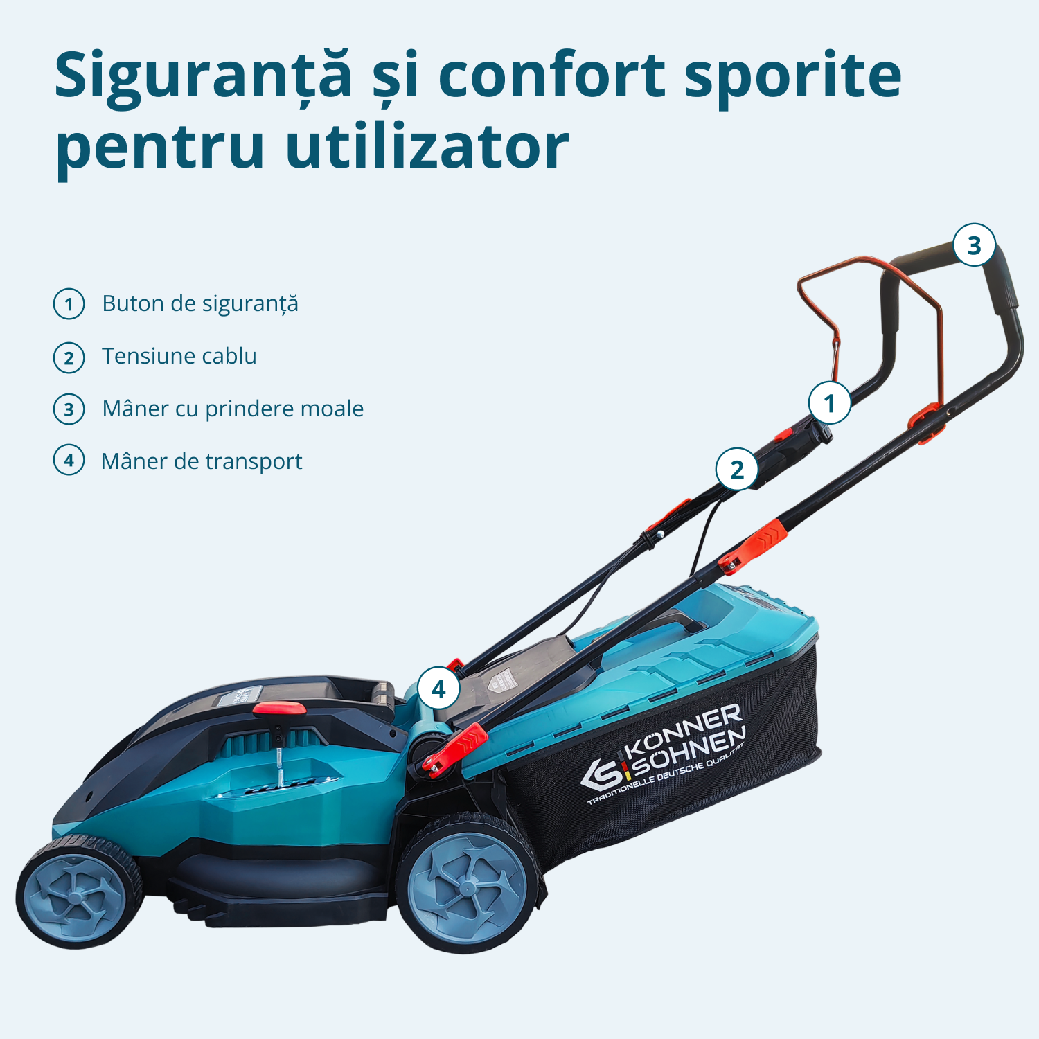 Mașină electrică de tuns gazonul KS 38LM16-BL