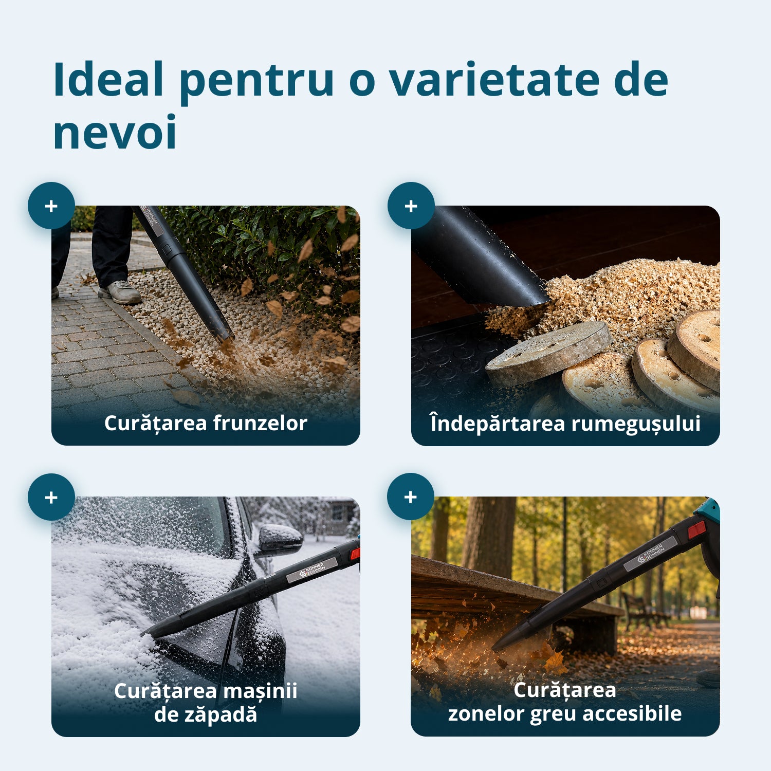 Kerti vezeték nélküli porszívó-fúvó KS LBV-40V