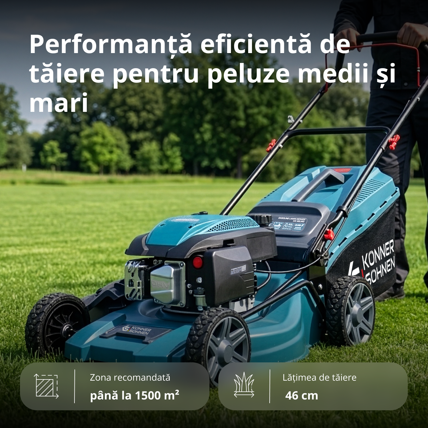 Mașină de tuns iarba pe benzină KS 46LMG