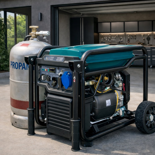 Posibilitatea de a lucra cu două tipuri de combustibil