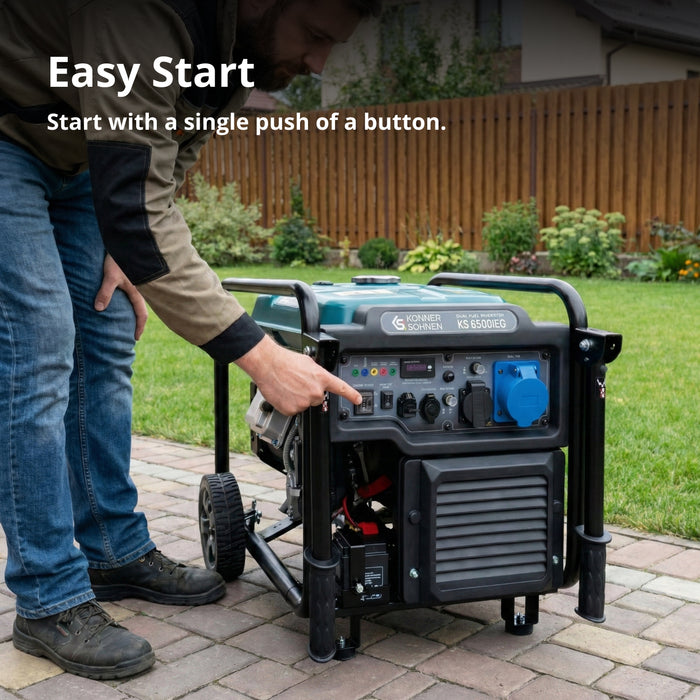 Dual Fuel Inverter Generator KS 6500iEG