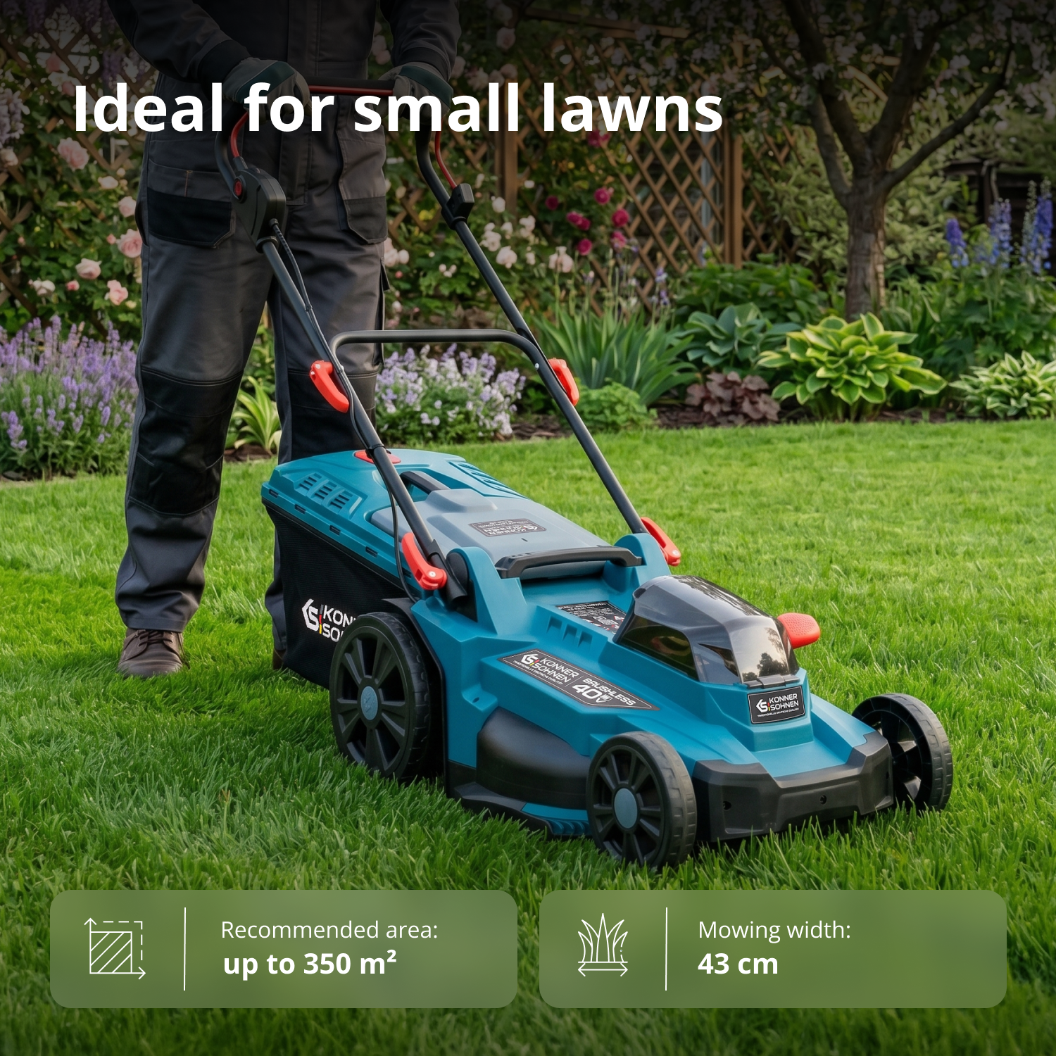 Cordless lawn mower KS 43LM-40V