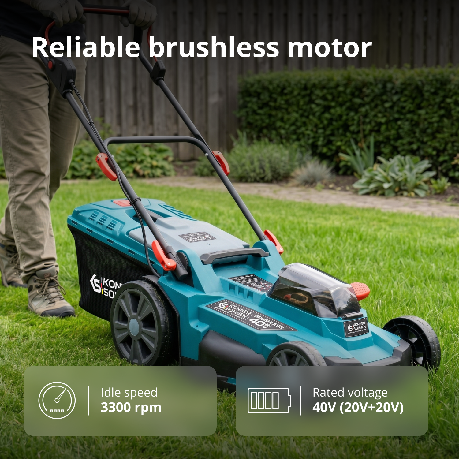 Cordless lawn mower KS 43LM-40V