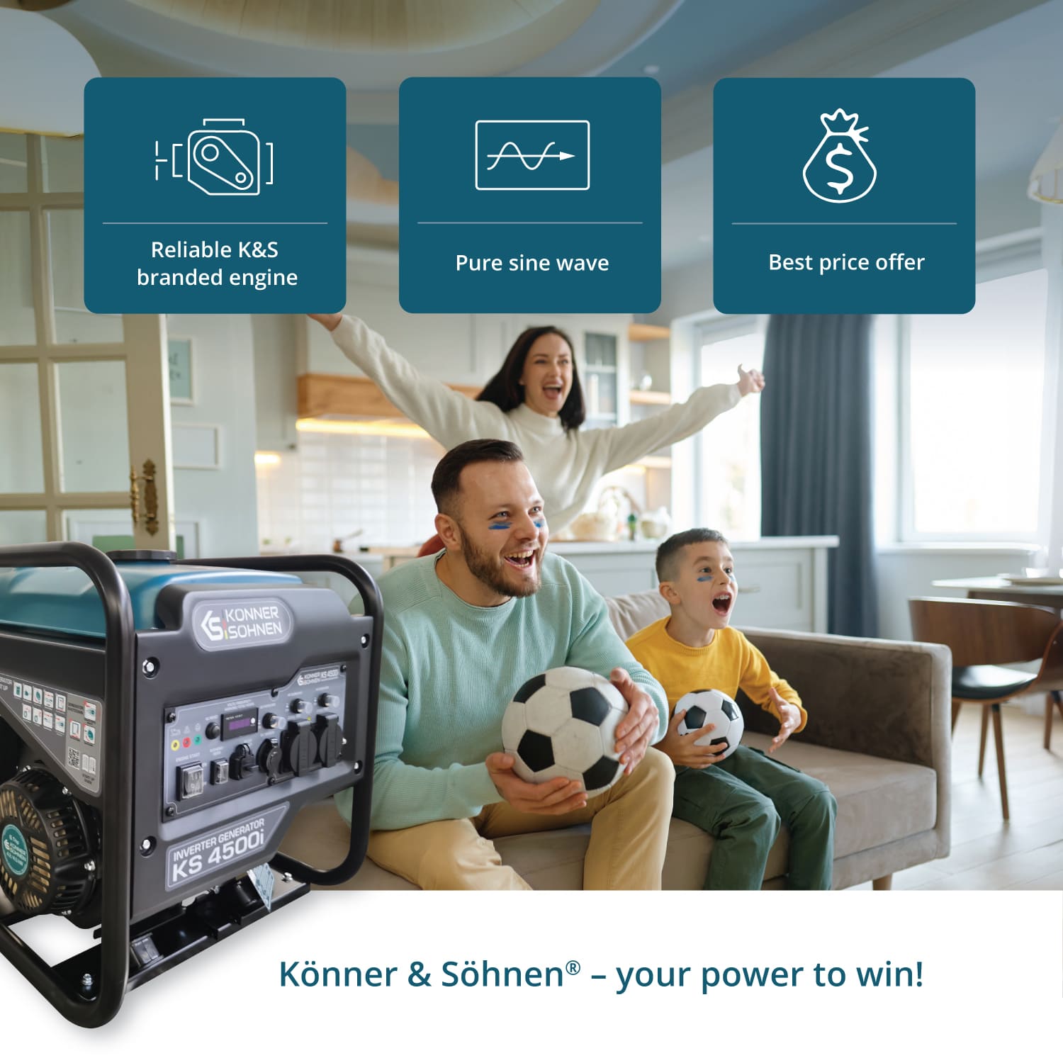 Generator cu inverter KS 4500i