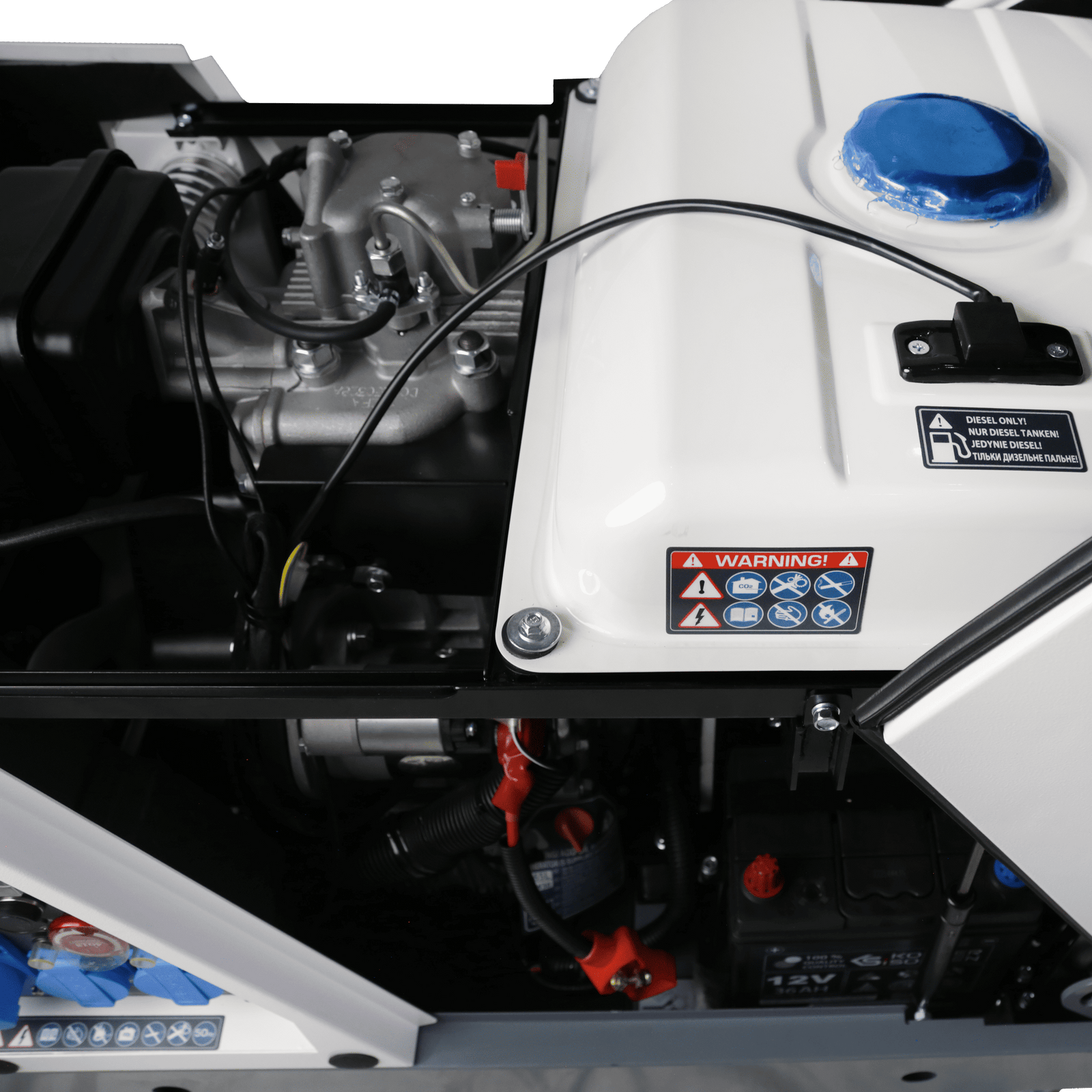 Generator invertor diesel în carcasă insonorizată KS 6500iDE S ATSR