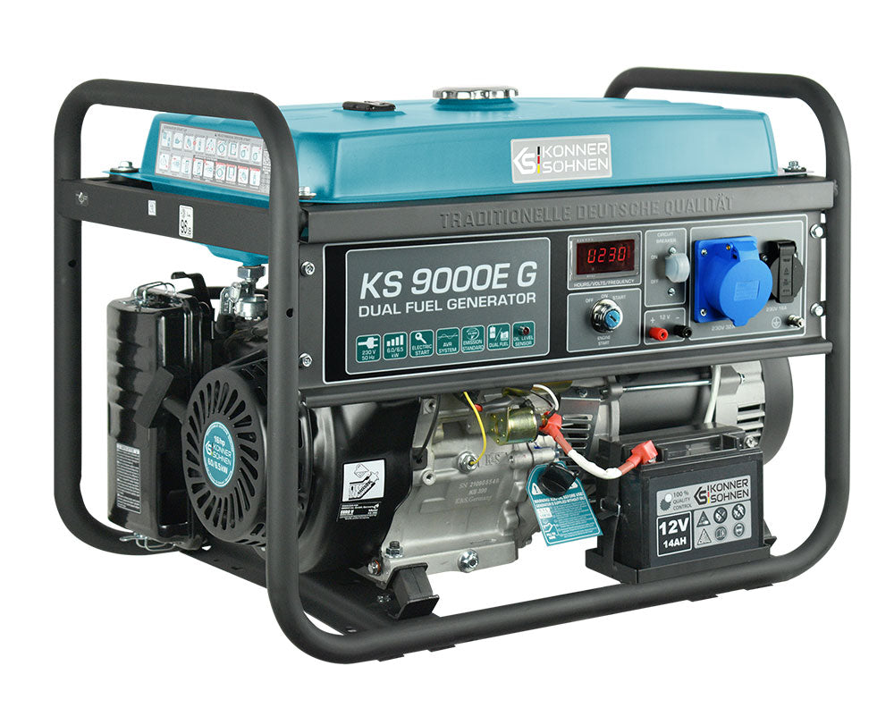 Generator pe gaz/benzina "Könner & Söhnen" KS 9000E G