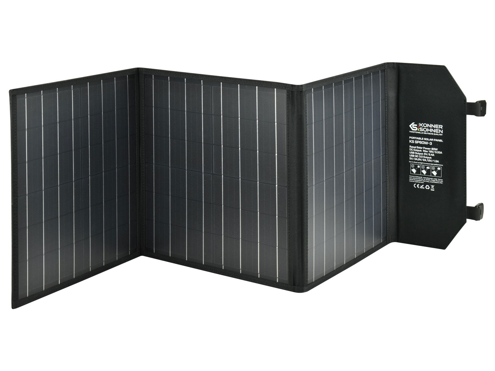 Hordozható napelem KS SP60W-3
