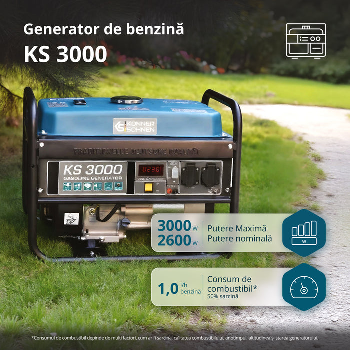 Бензинов генератор „Könner & Söhnen“ KS 3000